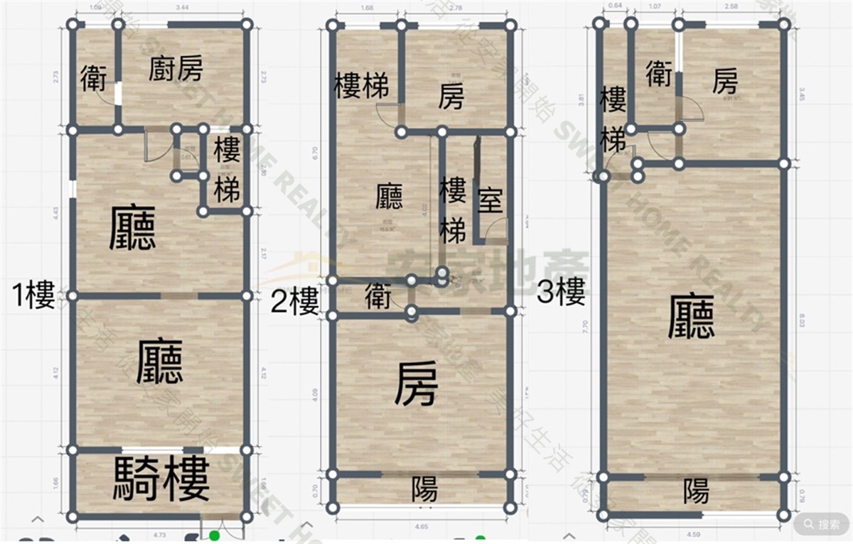 延平公園便宜透天房屋室內格局與周邊環境