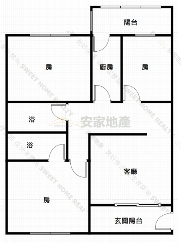 櫻花歐洲村三房華廈房屋室內格局與周邊環境