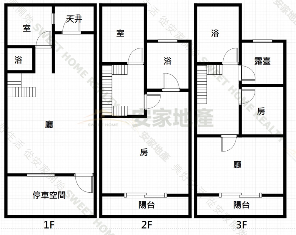 田中君順全新雙車別墅房屋室內格局與周邊環境