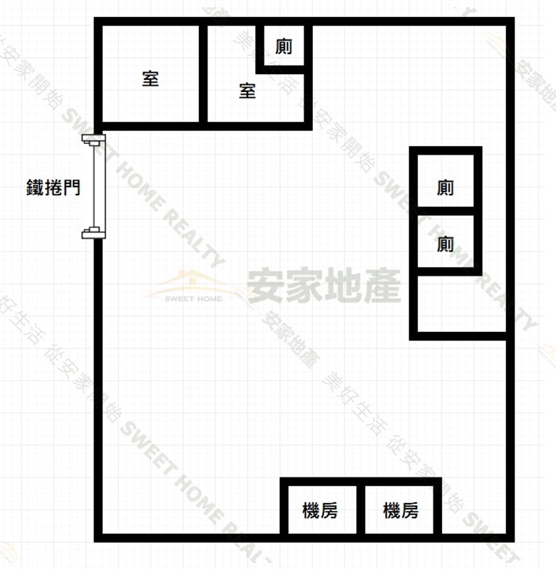 鹿港彰濱鋼造大廠房房屋室內格局與周邊環境