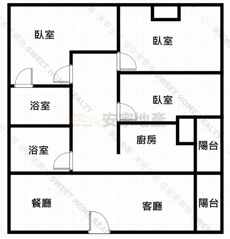 台中科博之星6樓房屋室內格局與周邊環境