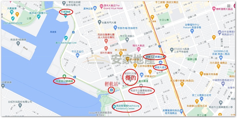 85大樓高雄地標房屋室內格局與周邊環境